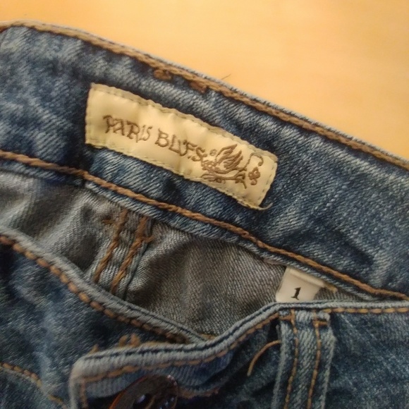 Womens Distressed Paris Blues Jeans size 1 - Picture 6 of 7